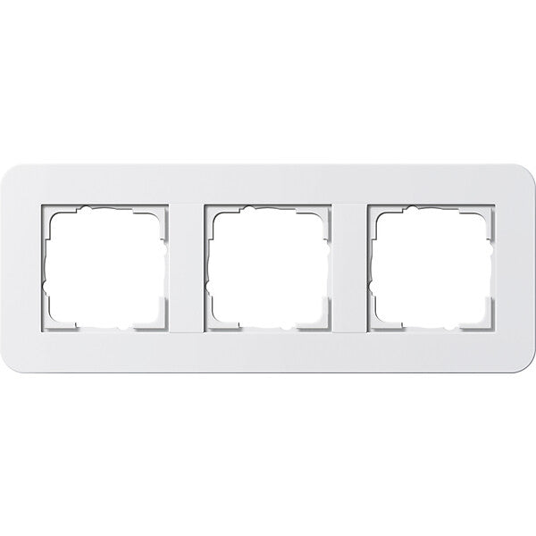 Gira Abdeckrahmen 3fach Reinweiß/Reinweiß 0213410